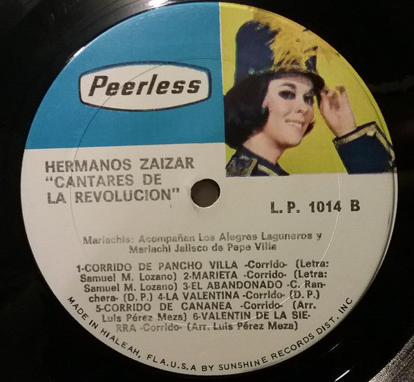 Hermanos Záizar : Cantares De La Revolución (LP, Album)