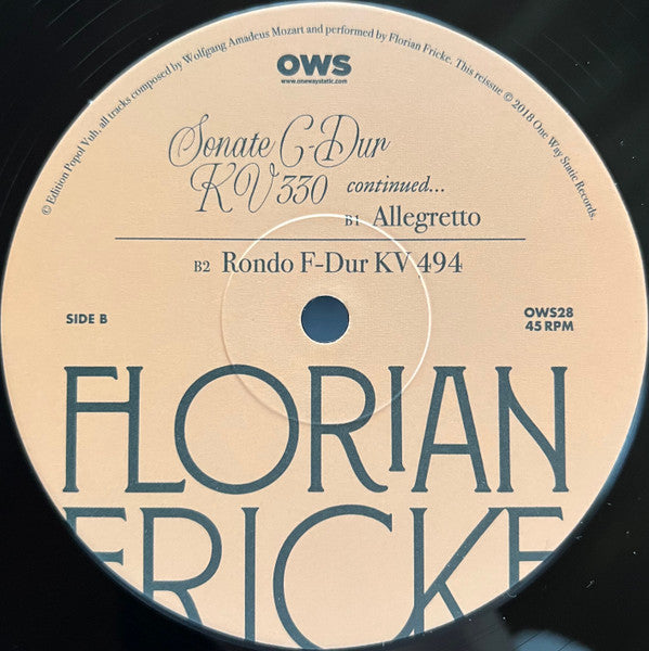 Florian Fricke : Spielt Mozart (2xLP, Album, Ltd, RE)
