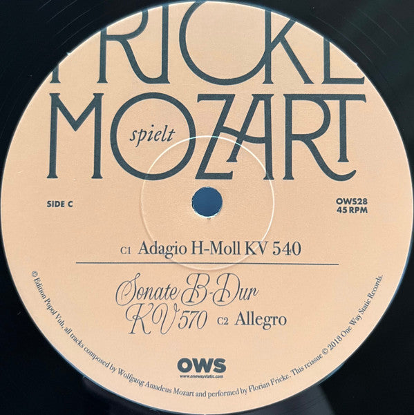 Florian Fricke : Spielt Mozart (2xLP, Album, Ltd, RE)