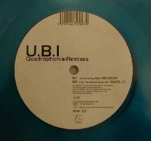 U.B.I. : Quadrophonia (Remixes) (12", Blu)