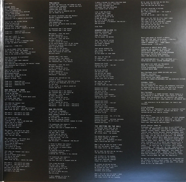 Accept : Death Row (2xLP, Album, RE)