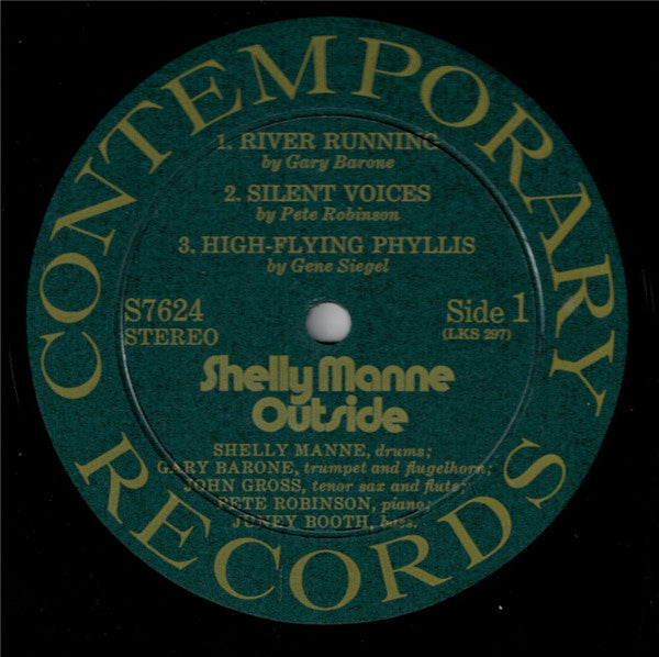 Shelly Manne : Outside (LP, Album, RE)