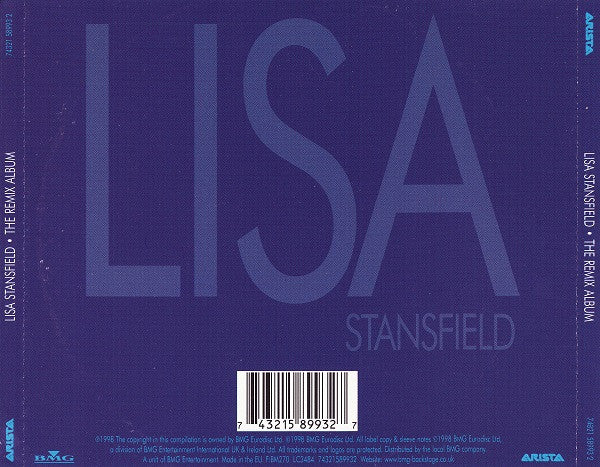Lisa Stansfield : The Remix Album (CD, Album, Comp)