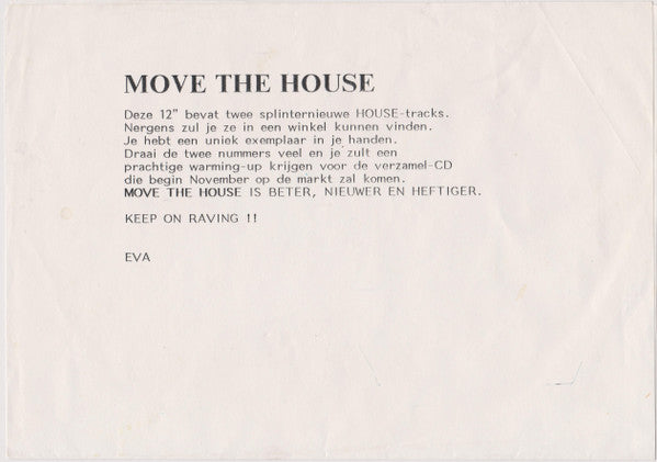 TNT (46) / Atechnophobia : Blow Up (Move The House) / Take Ya' Little Bit Higher (12", S/Sided, Promo, W/Lbl)