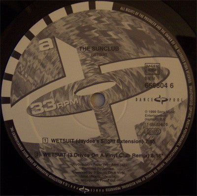 The Sunclub : Wetsuit (12")