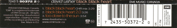 David Usher : Black Black Heart (CD, Maxi)