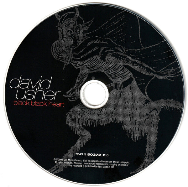 David Usher : Black Black Heart (CD, Maxi)