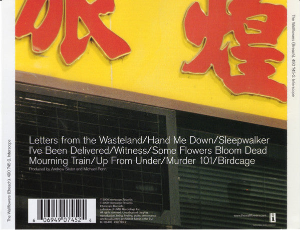 The Wallflowers : (Breach) (CD, Album)