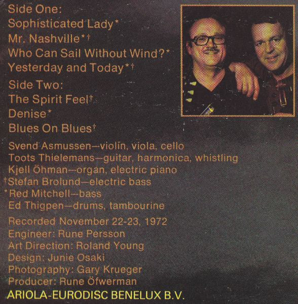 Toots Thielemans And Svend Asmussen : Yesterday And Today (LP, Album)