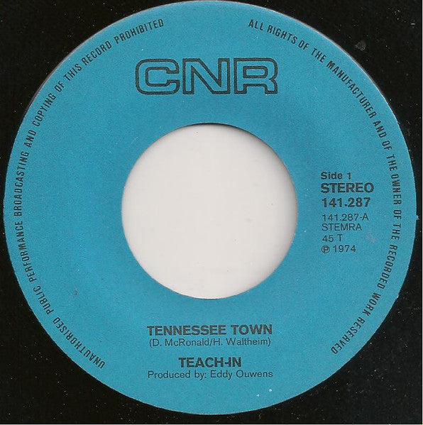 Teach-In : Tennessee Town (7", Single, pap)