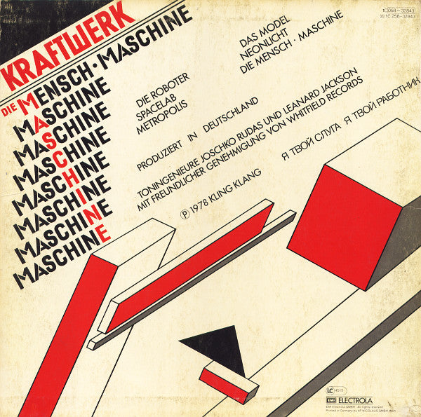 Kraftwerk : Die Mensch•Maschine (LP, Album, M/Print)