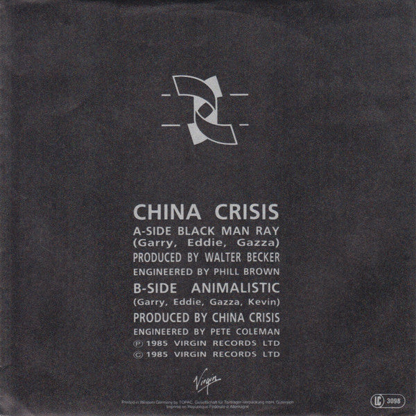 China Crisis : Black Man Ray (7", Single)