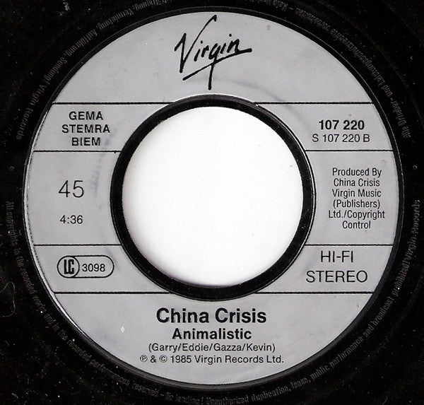 China Crisis : Black Man Ray (7", Single)