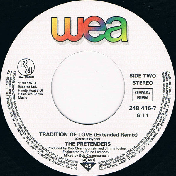 The Pretenders : My Baby (7", Single)