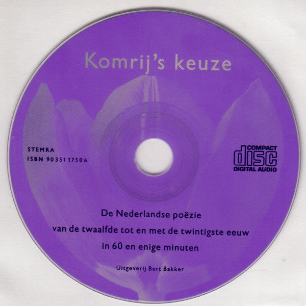Various : Komrij's Keuze (CD)