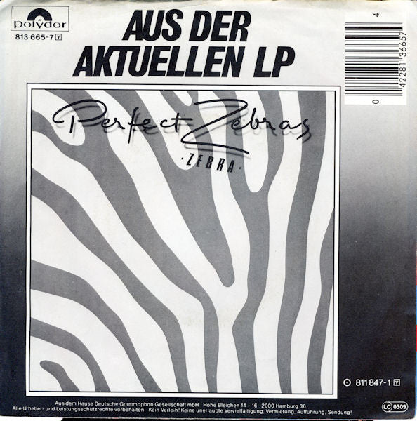 Perfect Zebras : Fascination (7")