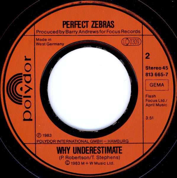 Perfect Zebras : Fascination (7")