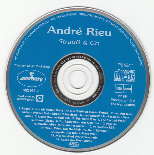 André Rieu : Strauß & Co (CD, Album)