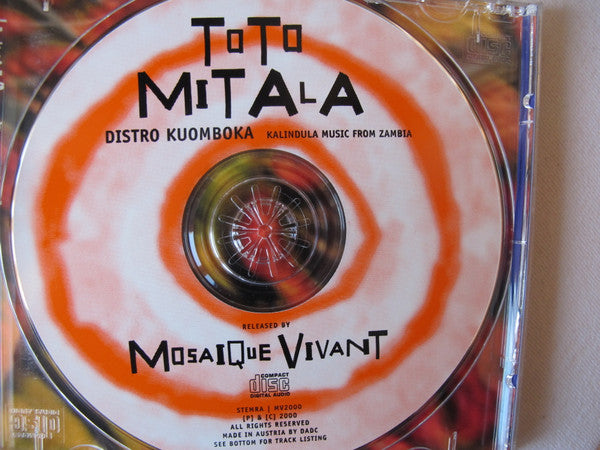 Distro Kuomboka : Toto Mitala (CD, Album)