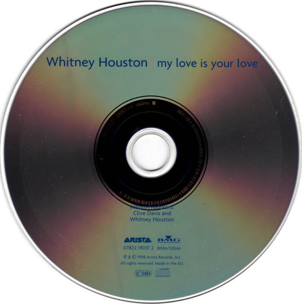 Whitney Houston : My Love Is Your Love (CD, Album, 12 )
