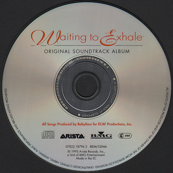 Various : Waiting To Exhale (Original Soundtrack Album) (CD, Album)