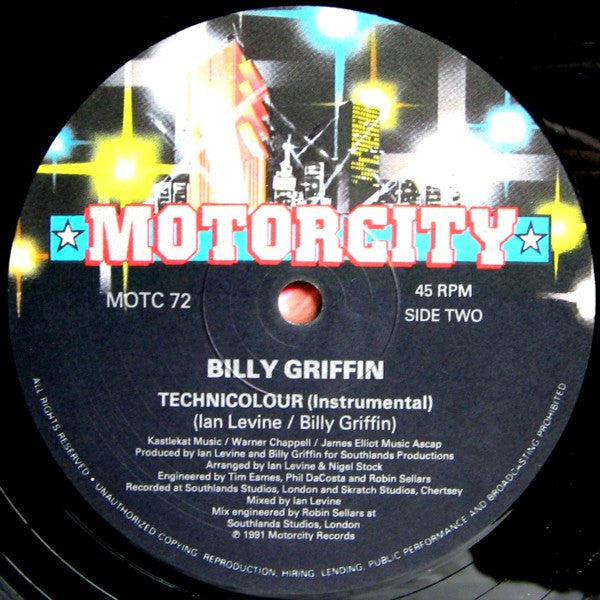 Billy Griffin : Technicolour (12")