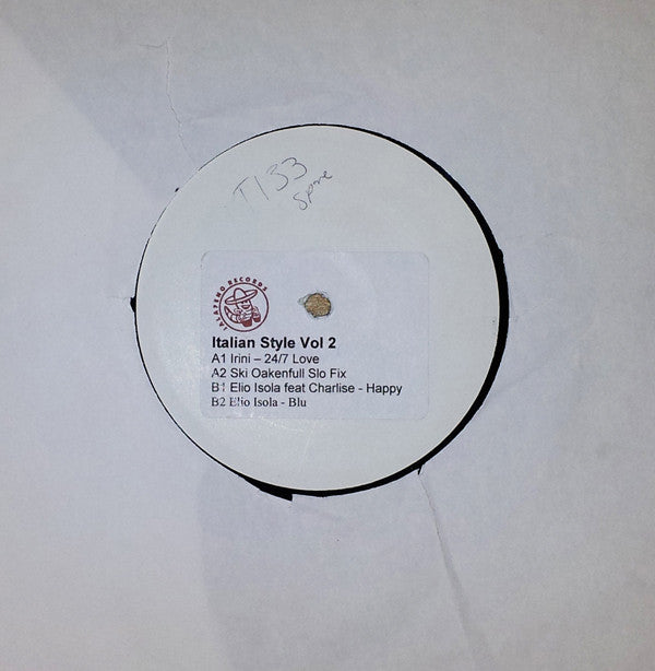 Various : Italian Style Volume 2 (12", W/Lbl, Sti)