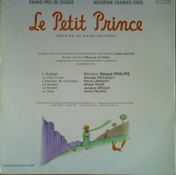 Antoine De Saint-Exupéry : Le Petit Prince (LP, RE, Gat)