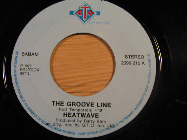 Heatwave : The Groove Line  (7", Single)