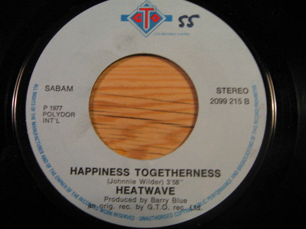 Heatwave : The Groove Line  (7", Single)