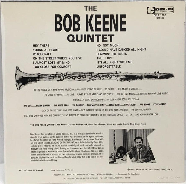 The Bob Keene Quintet : The Bob Keene Quintet (LP, Album, RE)