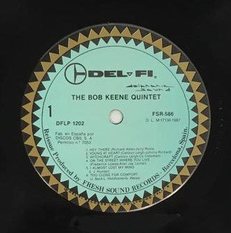 The Bob Keene Quintet : The Bob Keene Quintet (LP, Album, RE)