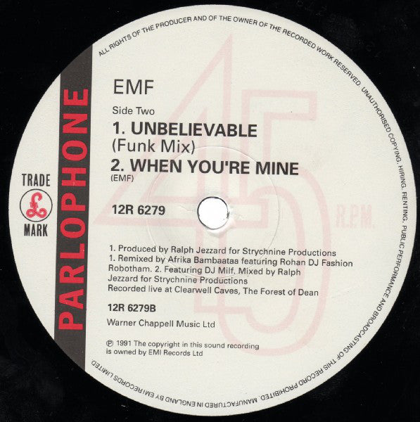 EMF : I Believe (12", Single)