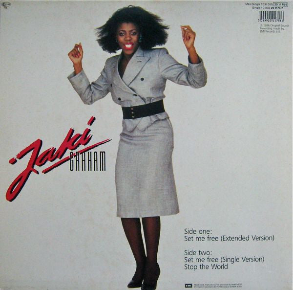 Jaki Graham : Set Me Free (Extended Version) (12", Maxi)