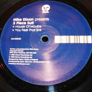 Mike Dixon : 3 Piece Suit (12")
