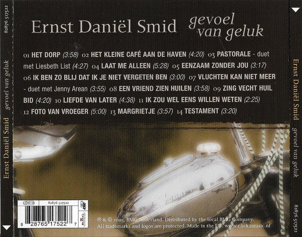 Ernst Daniël Smid : Gevoel Van Geluk (CD, Album)