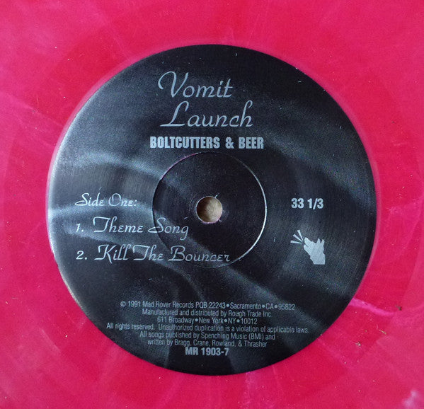 Vomit Launch : Boltcutters & Beer (7", Red)