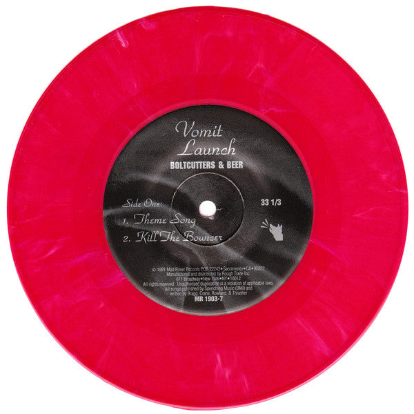 Vomit Launch : Boltcutters & Beer (7", Red)