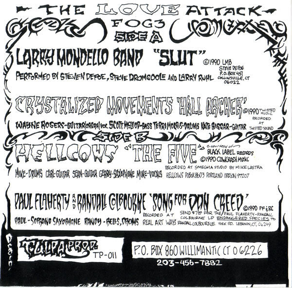 Various : FOG Three: The Love Attack (7", EP, Comp)