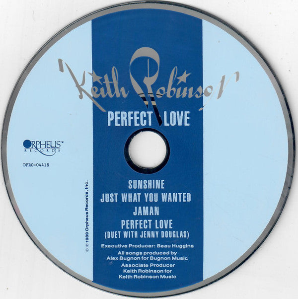 Keith Robinson (6) : Perfect Love (CD, EP, Promo)