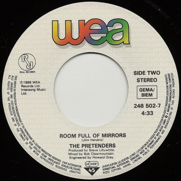 The Pretenders : Hymn To Her (7", Single)