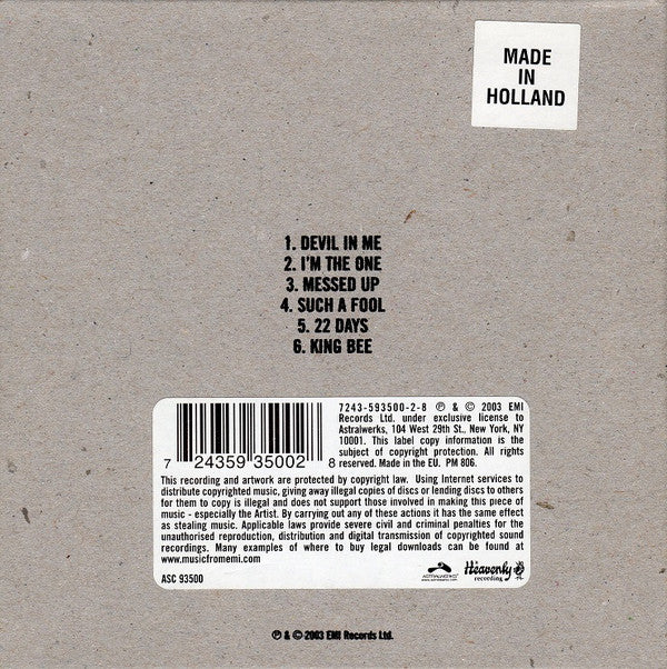 22-20s : 05/03 (CD, Album)