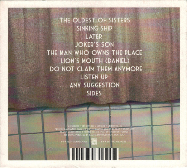 Balthazar (6) : Rats (CD, Album, RE, Dig)