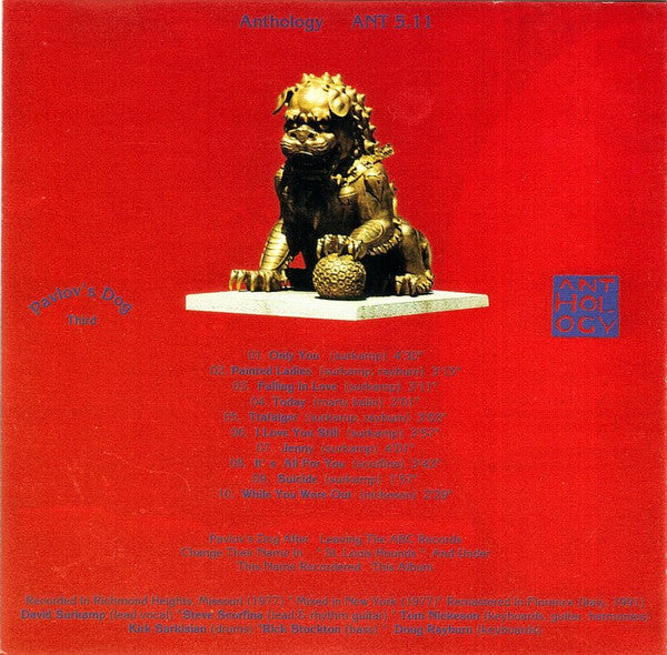 Pavlov's Dog : St. Louis Hounds - Third (CD, RE)