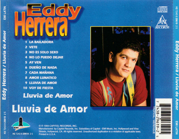 Eddy Herrera : Lluvia De Amor (CD, Album)