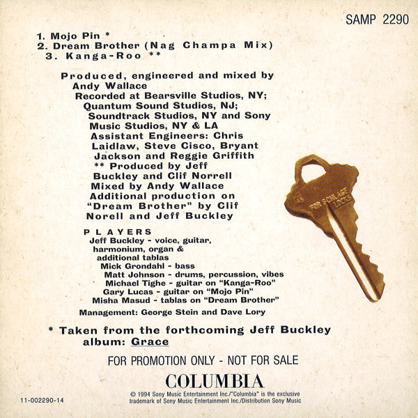 Jeff Buckley : Peyote Radio Theatre (CD, Promo, Smplr)