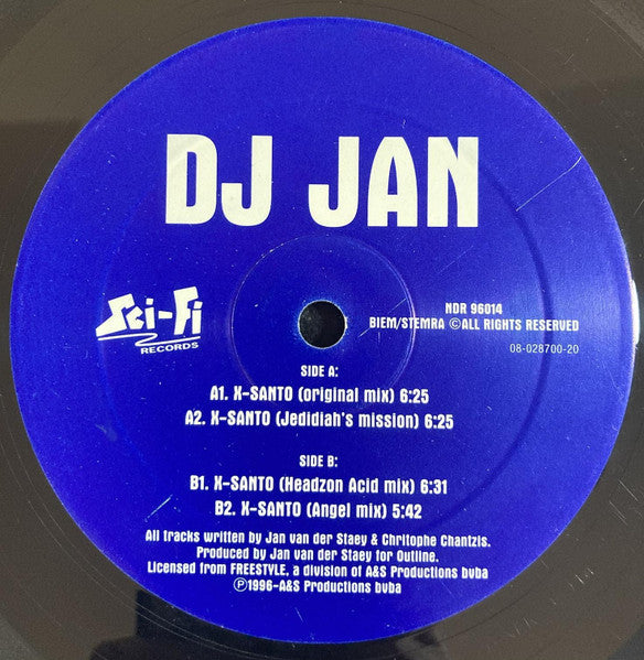 DJ Jan : X-Santo (12")