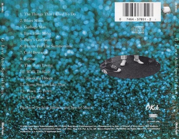 G. Love & Special Sauce : G. Love And Special Sauce (CD, Album)