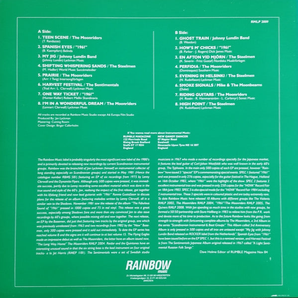 Various : Scandinavian Instrumental & Beat Groups (LP, Comp, Ltd)