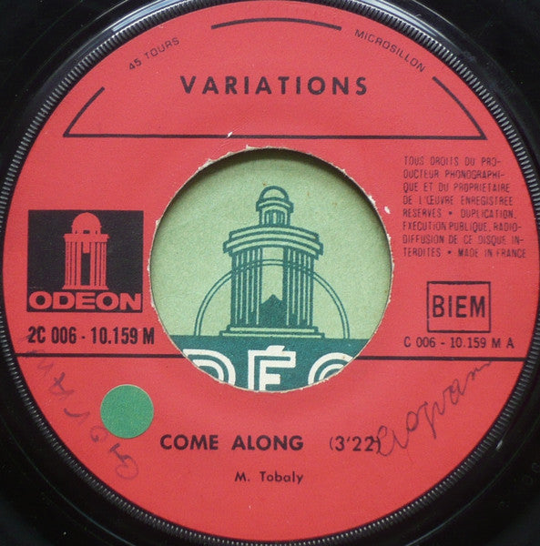 Variations (2) : Come Along / Promises (7")
